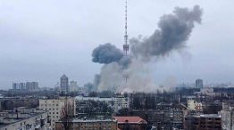 Ataque de Rusia a la señal de tv de Kiev 20220301