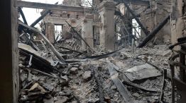 Bombardeo ruso a la ciudad de Járkov 20220301
