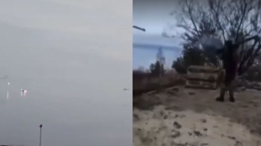 Ataque ucraniano a helicoptero ruso
