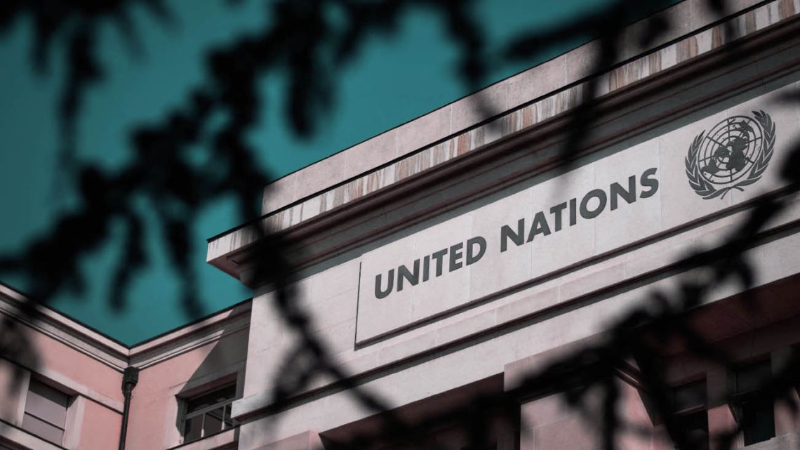 United Nations headquarters.
