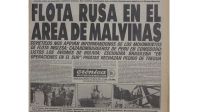 1982. En nuestra guerra contra la OTAN, Rusia fue aliada.