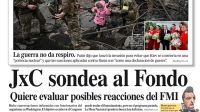 La tapa de la edición del Diario PERFIL del domingo 6 de marzo de 2022