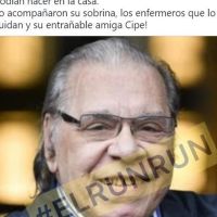 Preocupa la salud de Enrique Pinti, tras ser internado de urgencia