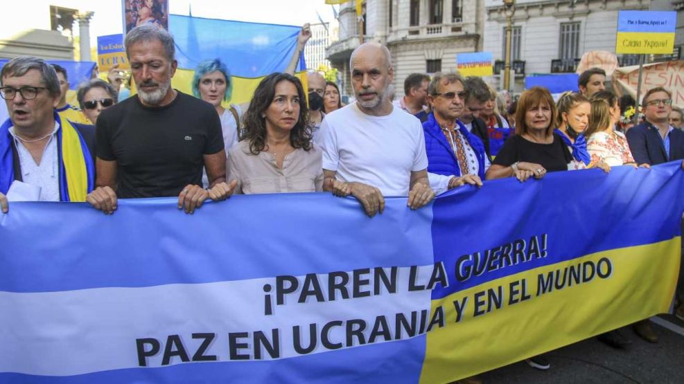 Horacio Rodríguez Larreta, Patricia Bullrich Ucrania