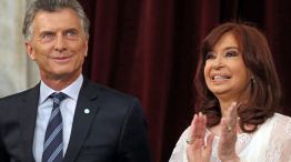 Cristina Fernández y Mauricio Macri