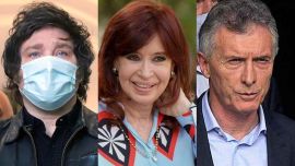 Según una encuesta, Milei tiene mejor imagen positiva que Cristina Kirchner y Mauricio Macri