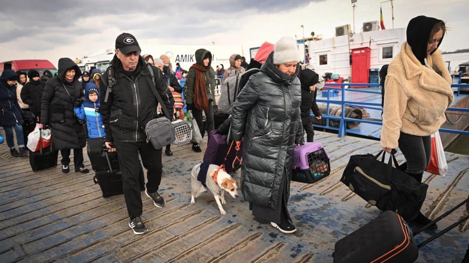 Refugiados de la guerra entre Rusia y Ucrania 20220308