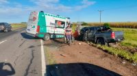 Tragedia en Lincoln: siete muertos por el choque de una ambulancia y una camioneta sobre la ruta 188