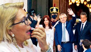 Lilita Carrió - Cristina Kirchner, Alberto Fernández y Sergio Massa