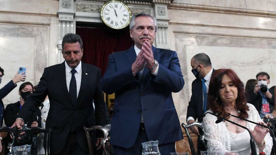 Sergio Massa, Alberto Fernández, Cristina Kirchner