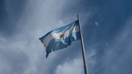 Argentina flag.