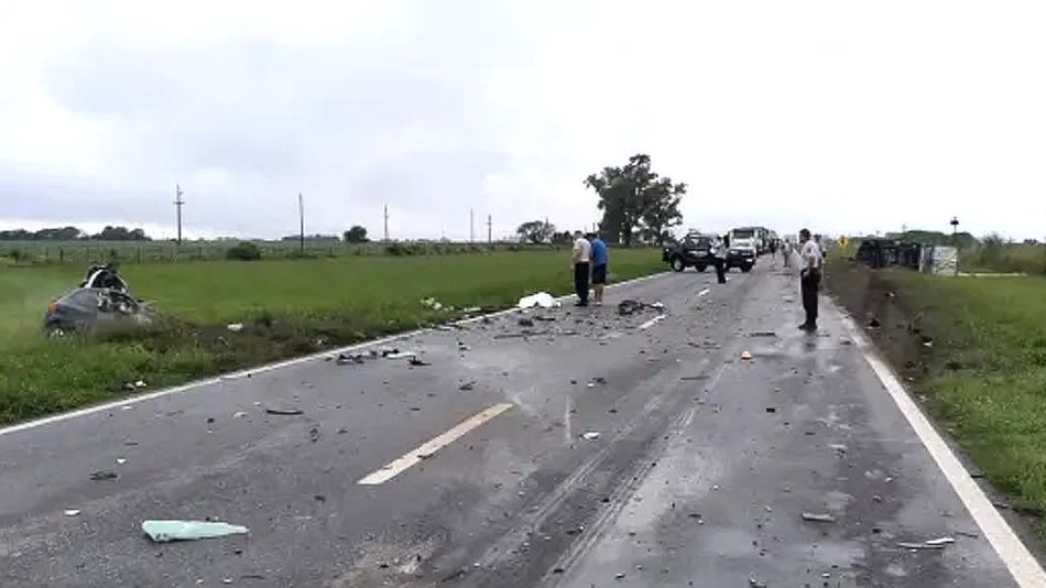 choque sobre la Ruta Nacional 34 en Santa Fe 20220310