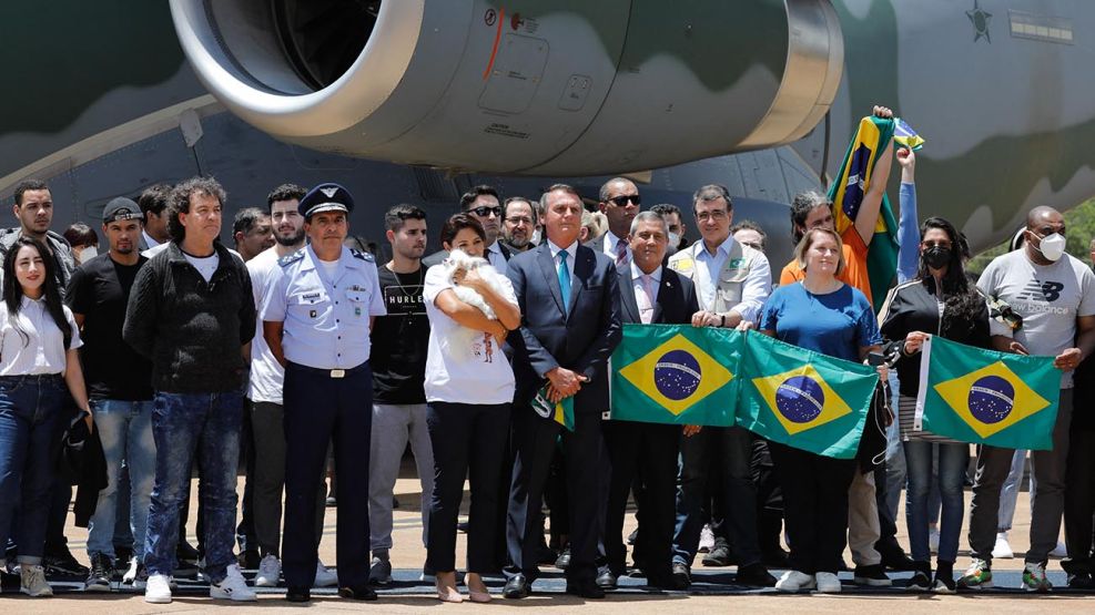 Daniel Scioli con el presidente Jair Bolsonaro 20220310