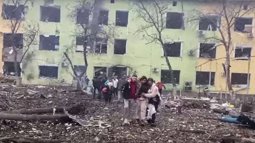 Hospital bombardeado