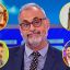 Jorge Rial, Nazarena Vélez, Pampito, Carmen Barbieri, Adrián Pallares y Rodrigo Lussich