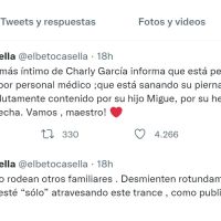 Beto Casella desmiente que Charly García esté solo y sin la presencia de su familia