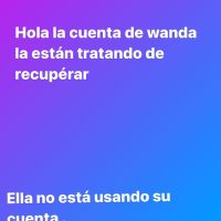 Hackearon la cuenta de Wanda Nara