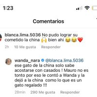 Picantes mensajes de Wanda Nara