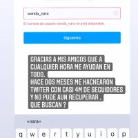 Wanda Nara quedó en evidencia con la cuenta trucha
