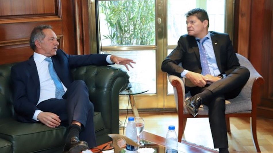 Daniel Scioli y Alfredo González