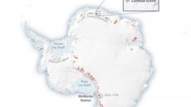 El mapa está basado en un algoritmo de aprendizaje automático y de hallazgos de meteoritos anteriores.