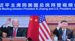 Joe Biden y Xi Jinping 20220317