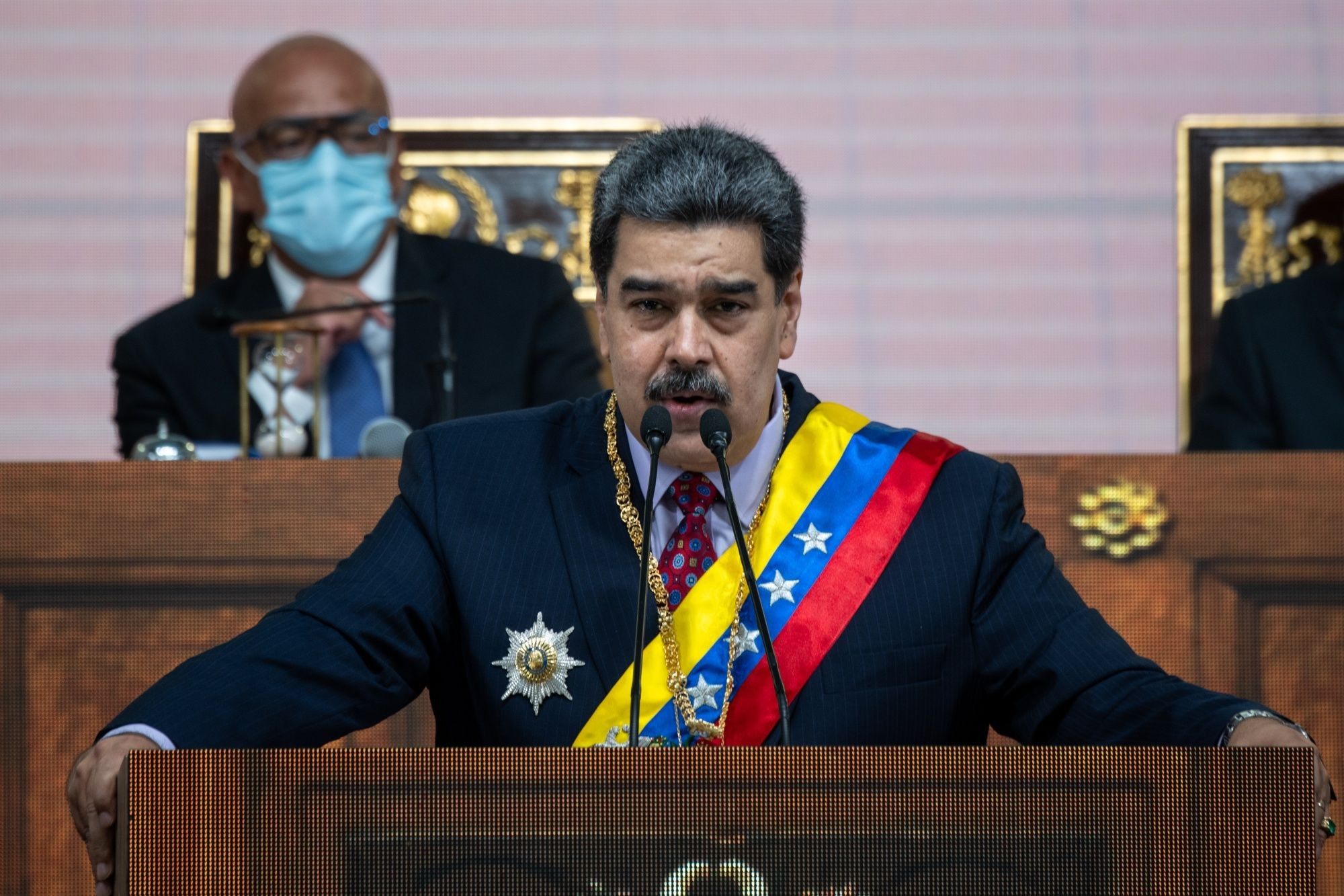 President Nicolas Maduro Delivers State Of The Union Address 