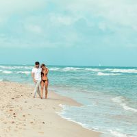 Julieta Prandi y Emanuel Ortega, enamorados en Miami