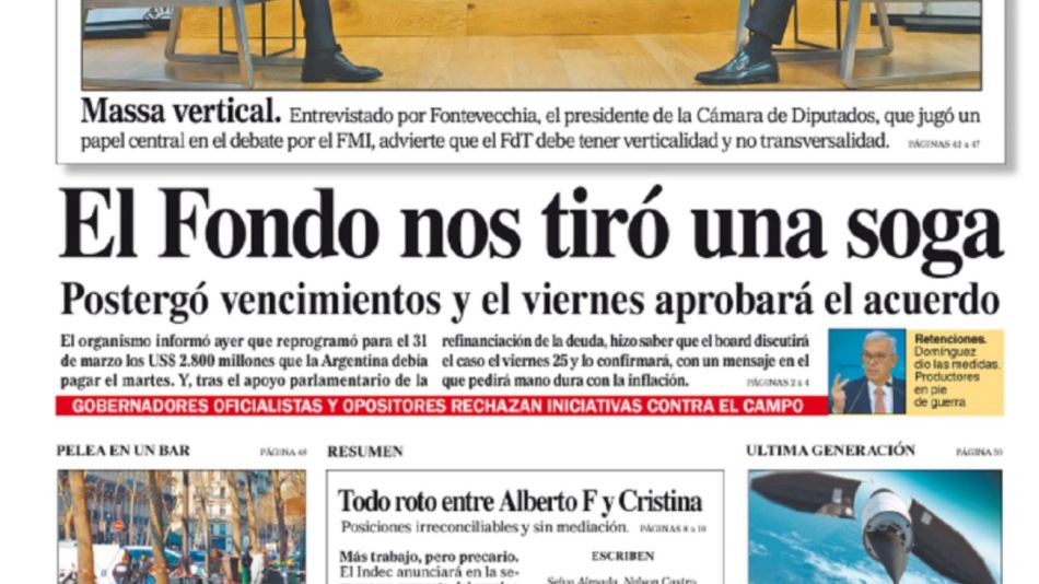 Tapa domingo 20 de marzo