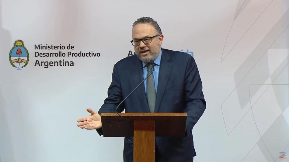 Conferencia de prensa del ministro de Desarrollo Productivo, Matías Kulfas 20220321