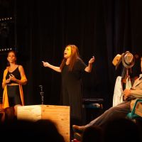 Arnaldo André, Claribel Medina y Jazmín Laport