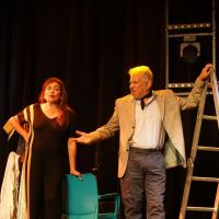Arnaldo André, Claribel Medina y Jazmín Laport