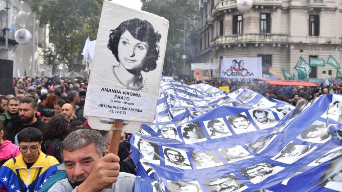 Actos, marchas y cortes de calle en el primer 24 de marzo con un ...