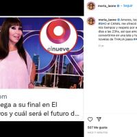 Moria Casan confirmó el final de "Moria es Moria"