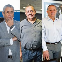 Aníbal, Ferraresi, D'Elía, Berni y Rossi | Foto:Cedoc
