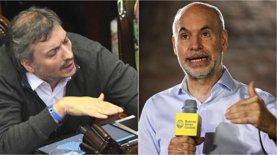 Máximo Kirchner - Horacio Rodríguez Larreta