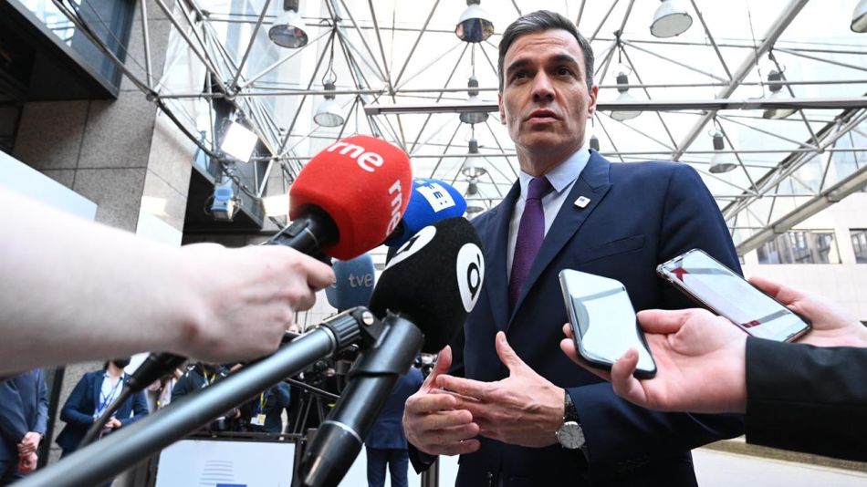 Pedro Sánchez cumbre Líderes Europeos 20220325