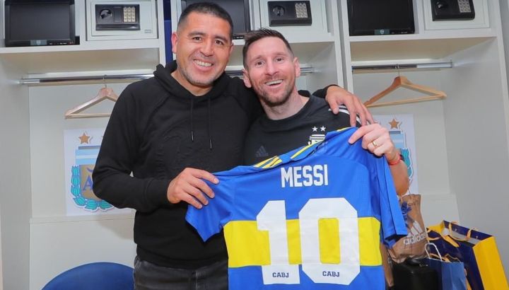 La foto de Messi y Riquelme que enloqueció a los hinchas de Boca | 442