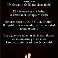 El misterioso mensaje que publicó Armando Mena Navareño, el novio de la China Suárez