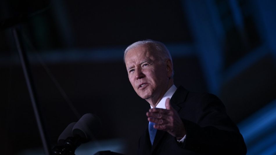 Joe Biden, presidente de EEUU, en Varsovia (Polonia)