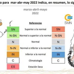 Las temperaturas más cercanas a los registros habituales para esta estación tendrán lugar en la porción noroeste de la Argentina, extendiéndose hasta la zona de Cuyo