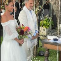 Natalia Lobo se casó con Ariel Polaco en una soñada boda
