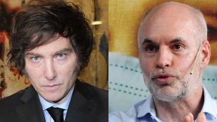 Javier Milei y Horacio Rodríguez Larreta 20220328