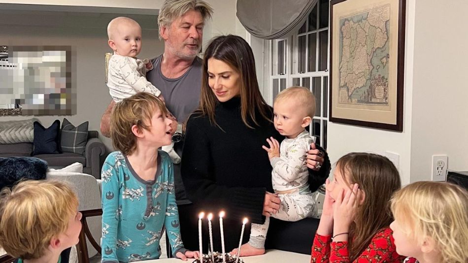 Alec, Hilaria Baldwin y sus hijos