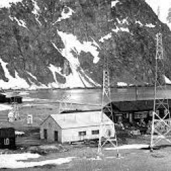 Primera comunicación telegráfrica con la antártida