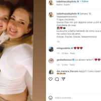 Isabel Macedo mostró un video de su panza y dio pistas sobre el nombre que eligió para el bebé