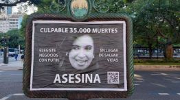 20220330 Afiches contra Cristina Kirchner.