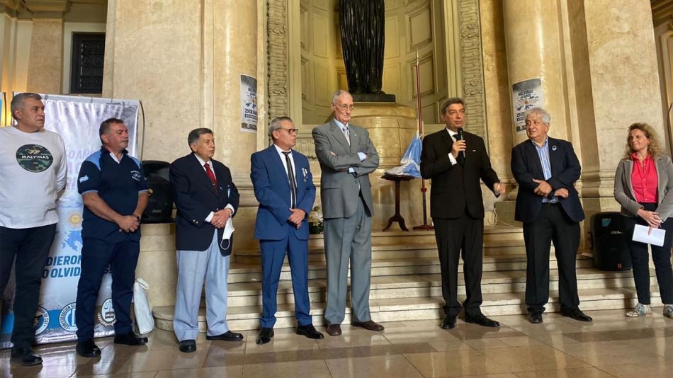 Homenaje por aniversario Malvinas en la corte suprema de justicia 20220330
