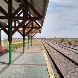 La estación Paraje Pavón, en General Madariaga, será una de las cabeceras del futuro tren costero.