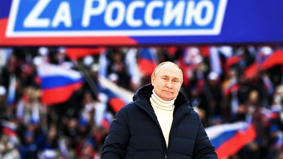 Acto en un estadio con Vladimir Putin 20220331